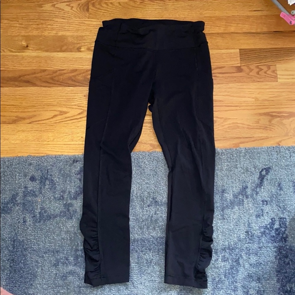 Lululemon Ruched Bottom Crops - Run times